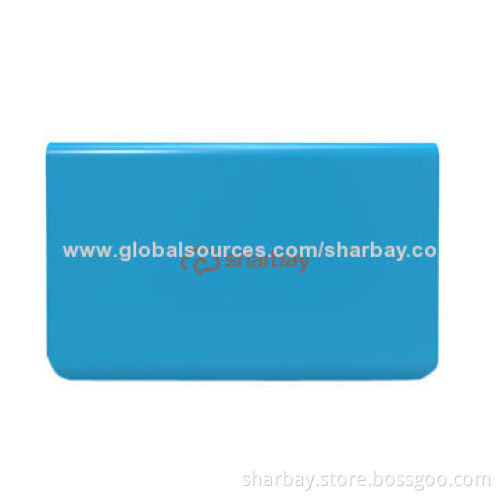 6,000mAh USB mobile phone chargers, with double USB ports & Li-polymer battery, RoHS/FCC/CE marks